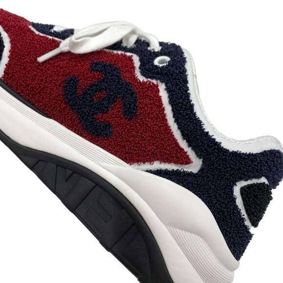 Chanel Sneakers Shoes Pile Coco Mark Multicolor Men's - Picture 9 of 10